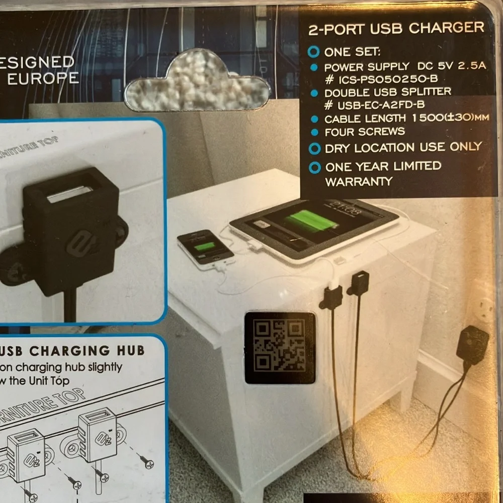 Inteligent Charging System 2 Port USB Charger Version A 4 FD-B NEW